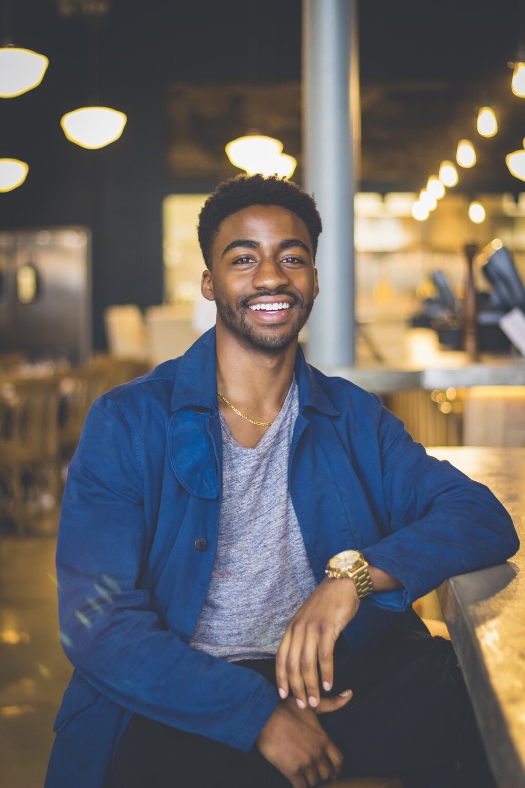 Editorial portrait created on location