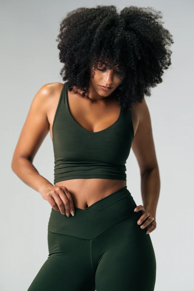 Morgan Miller in a studio fitness portrait